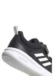 حذاء رياضي أسود / أبيض Tensaur Youth & Junior فيلكرو من adidas