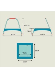 Mookie Junior Trampoline - 90x90x83.5 cms