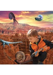 Discovery Mind Blown 15-Piece Colossal Fossil Dig Excavation Playset