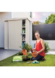 Stratco HM1 Handi-Mate Slate Shed W/Sliding Door (190 x 186 x 85 cm)