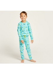 Juniors Printed 6-Piece Pyjama Set