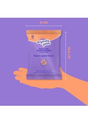 Originally Yellow Hand & Face Wipes Pack (Natural Lavender, 20 Wipes)