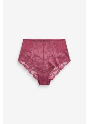 Lace Knickers 2 Pack High Rise