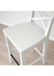 INGOLF Bar stool with backrest