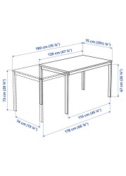 VANGSTA / TEODORES Table and 4 chairs