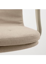 MULLFJÄLLET Conference chair with castors