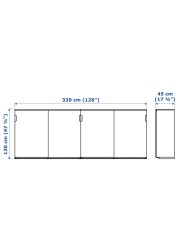 GALANT Storage combination w sliding doors