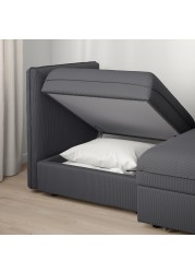 VALLENTUNA 2-seat modular sofa with sofa-bed