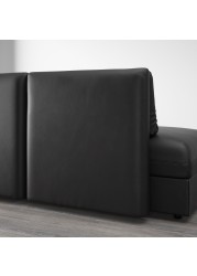 VALLENTUNA Modular crnr sofa 3-seat+2 sofa-bed