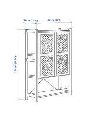 IVAR وحدة رف مع أبواب