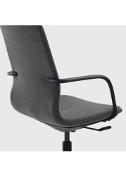 LÅNGFJÄLL Office chair with armrests