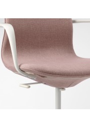 LÅNGFJÄLL Office chair with armrests