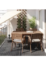 FALHOLMEN Table+4 chairs w armrests, outdoor