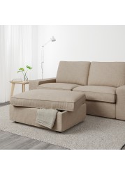 KIVIK Footstool with storage