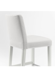 BERGMUND Bar stool with backrest