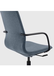 LÅNGFJÄLL Office chair with armrests