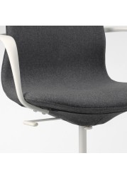 LÅNGFJÄLL Office chair with armrests