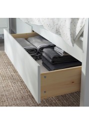 IDANÄS Bed frame with storage