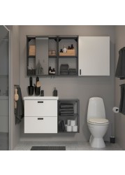 ENHET / TVÄLLEN Bathroom furniture, set of 18