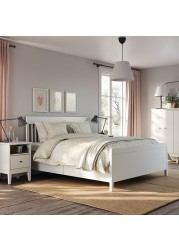 IDANÄS Bed frame with storage