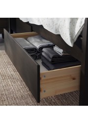 IDANÄS Bed frame with storage