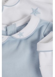 3 Pack Premium Long Sleeve Baby Bodysuits