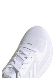 adidas White RunFalcon Youth & Junior Lace Trainers