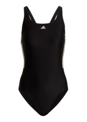 adidas 3 Stripe Mid Black Swimsuit