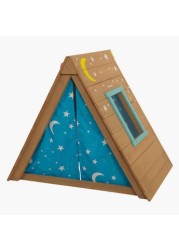 Kidkraft A-Frame Hideaway and Climber Playhouse Set