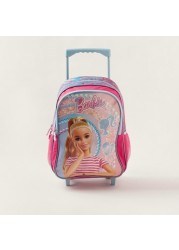 Simba 5-Piece Barbie Print Trolley Backpack Set