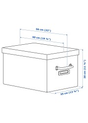 TJOG Storage box with lid