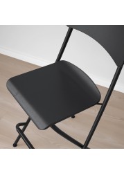 FRANKLIN Bar stool with backrest, foldable