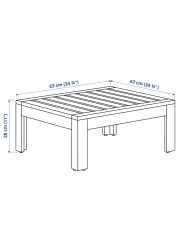 ÄPPLARÖ Table/stool section, outdoor