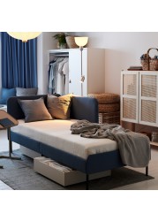 BLÅKULLEN Uph bed frame with corner headboard