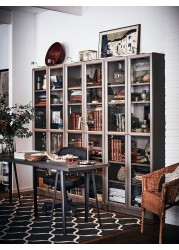 BILLY Bookcase with glass-doors