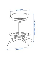 LIDKULLEN Active sit/stand support