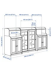 HAUGA Storage combination