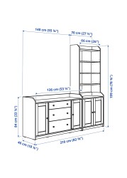 HAUGA Storage combination