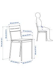 SANDSBERG / SANDSBERG Table and 4 chairs