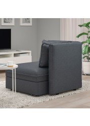 VALLENTUNA Sofa-bed module with backrests