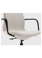 LÅNGFJÄLL Office chair with armrests