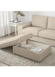 KIVIK Footstool with storage