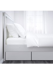 HEMNES Bed frame with 4 storage boxes