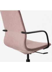 LÅNGFJÄLL Office chair with armrests