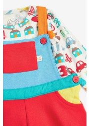 Little Bird Colourblock Dungaree Set