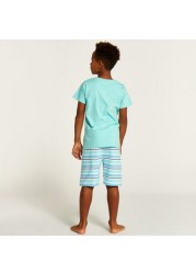 Juniors Printed 6-Piece T-shirt and Pyjama Set