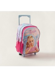 Simba 5-Piece Barbie Print Trolley Backpack Set