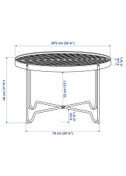 KROKHOLMEN Coffee table, outdoor