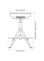 TROLLBERGET Active sit/stand support