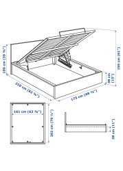 MALM Ottoman bed